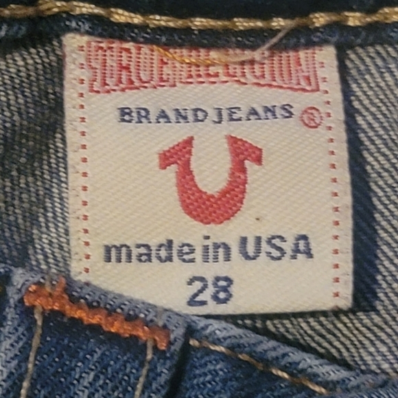 True Religion Joey Jean Woman Low Boot Distressed Wash w Stretch L 28 - Picture 6 of 10